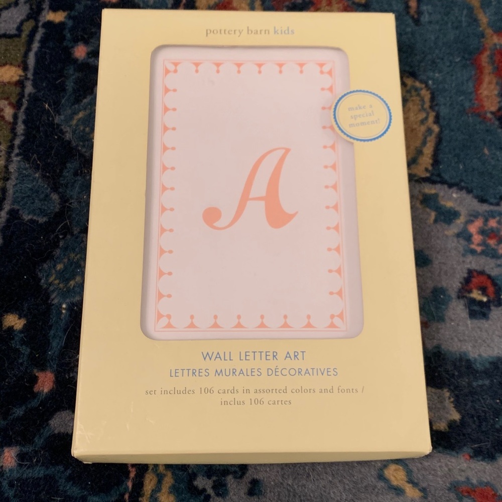 Pottery Barn Kids Letter Wall Art